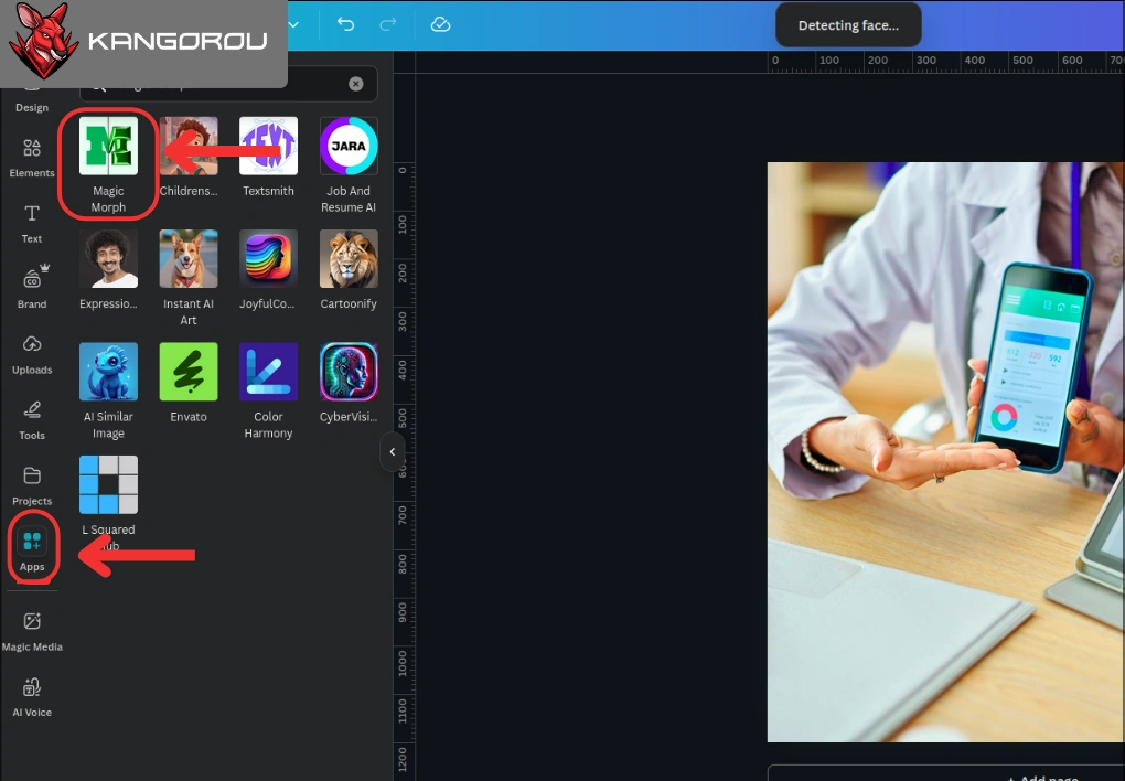 ابزار magic morph