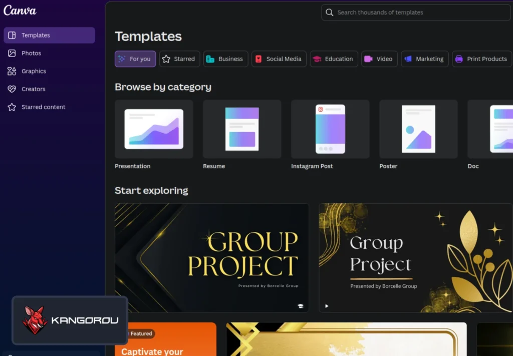 ویژگی های برنامه کنوا