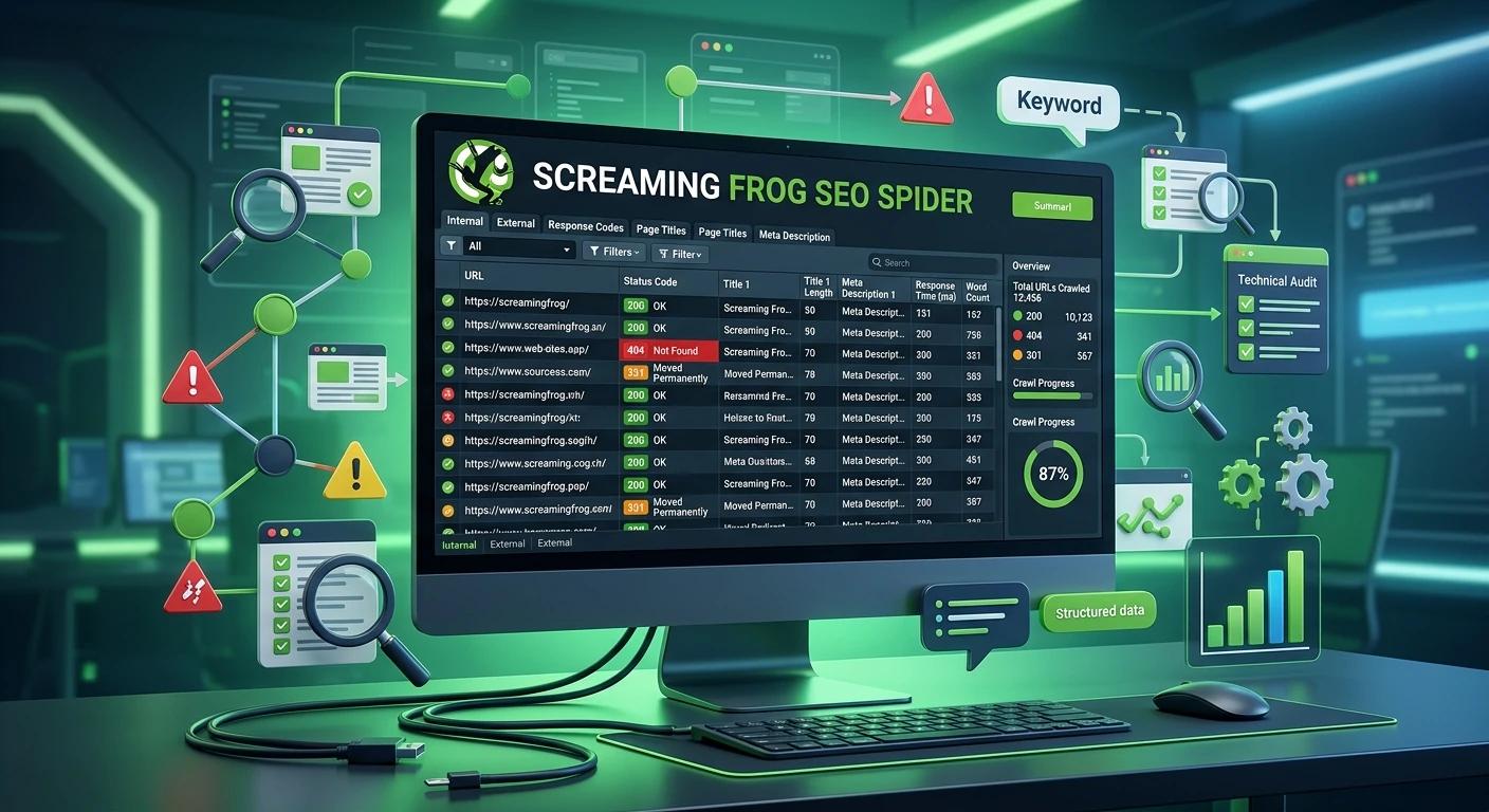 ابزار Screaming Frog برای سئو سایت