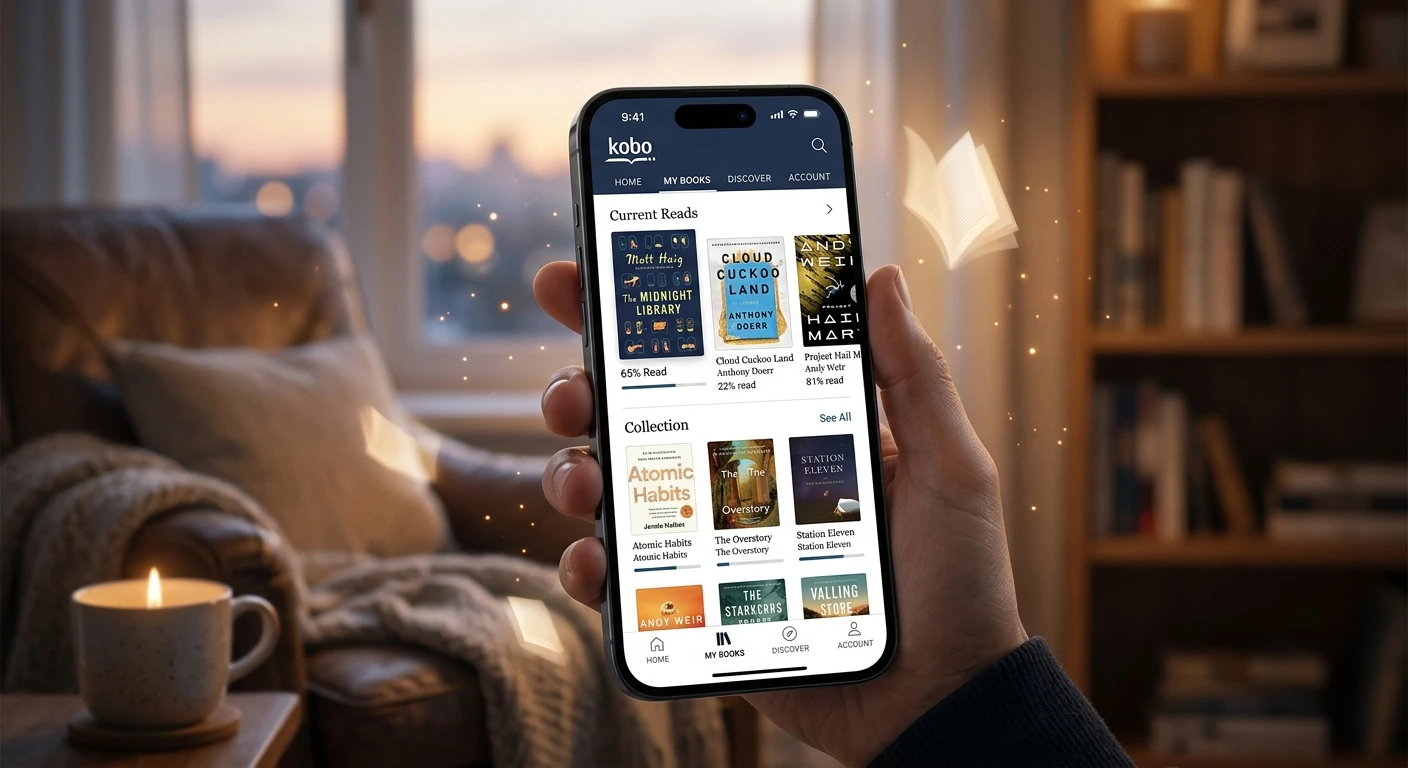 برنامه kobo برای کتاب صوتی