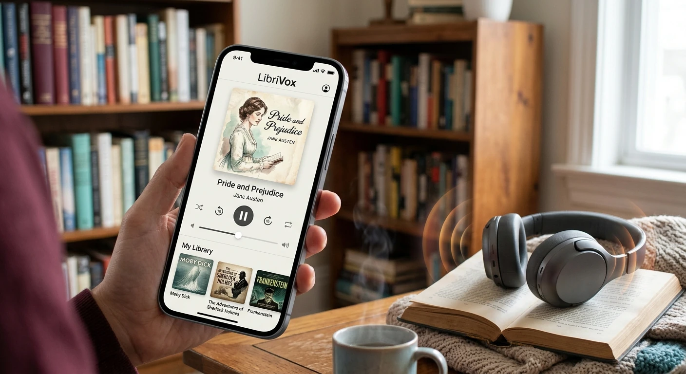 برنامه librivox برای کتاب صوتی
