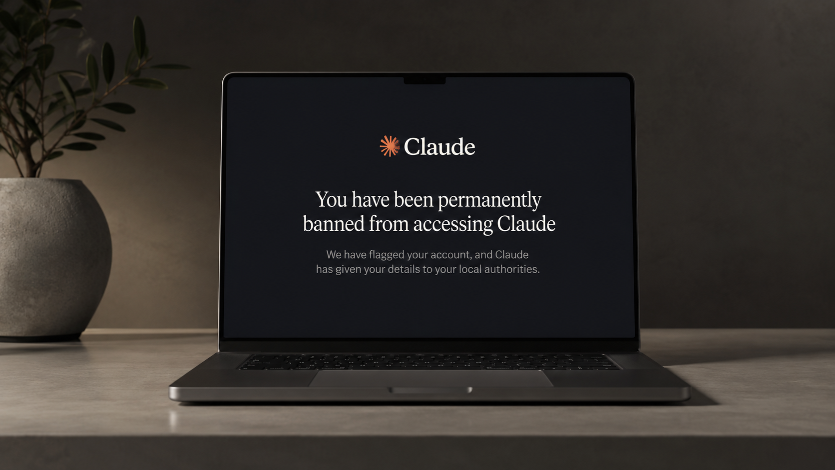 بن شدن اکانت Claude
