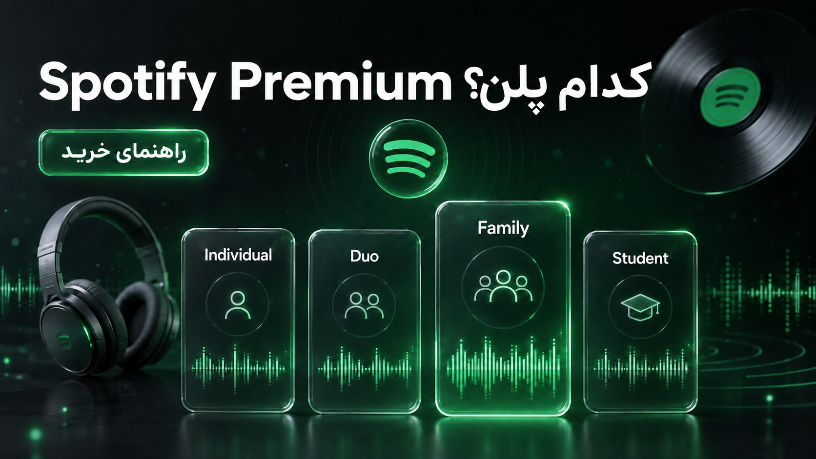 راهنمای خرید Spotify Premium در ایران؛ کدام پلن مناسب شماست؟